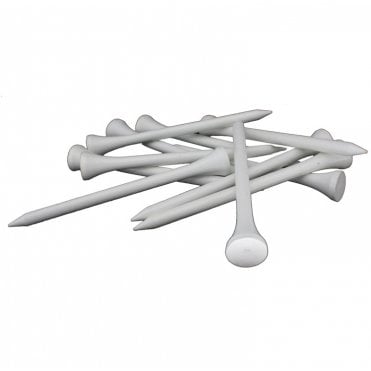 500 White Wooden 55mm 2 1/8 Golf Tees
