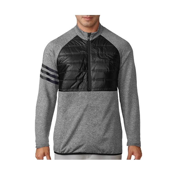 adidas  Climaheat Quilted 1/2 Zip Jacket - Black