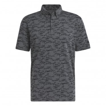 adidas GO-TO PRINT POLO - black