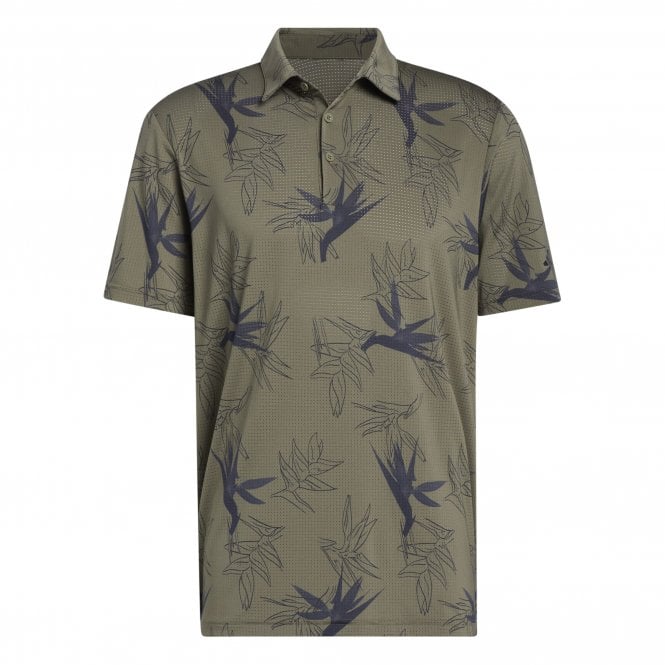 adidas  OASIS MESH POLO - olive strata