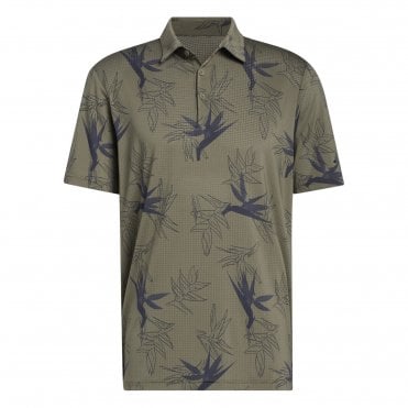 adidas OASIS MESH POLO - olive strata