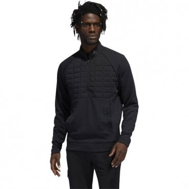 adidas Quarter-Zip Pullover - Black