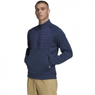 adidas Quarter-Zip Pullover - Crew Navy