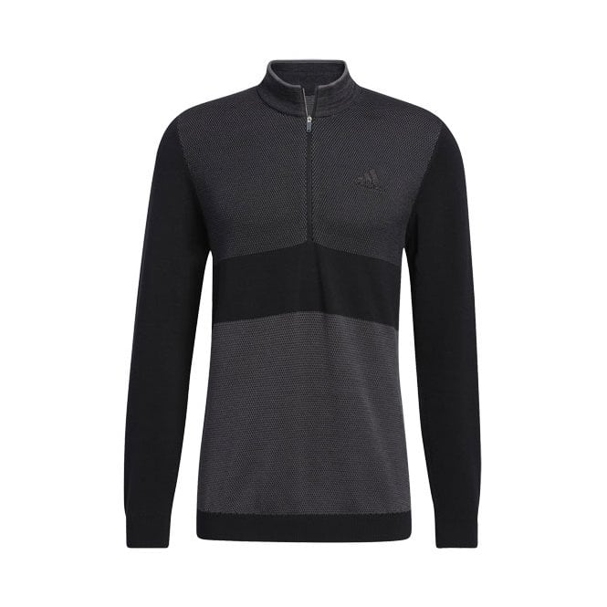 adidas  SPORT 1/4 ZIP - BLACK