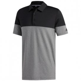 adidas Ultimate 2.0 All Day Polo - GREY/BLACK
