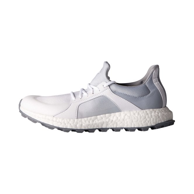adidas  Womens Climacross Boost Golf Shoe - White/Light Onyx/Silver