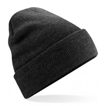 Beechfield Original Cuffed Beanie Hat - Charcoal