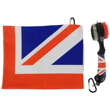 Brand Fusion UK Towel & Brush Set