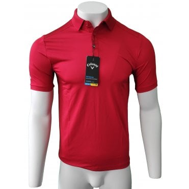 Callaway Essential Micro Polo Shirt - Tango Red
