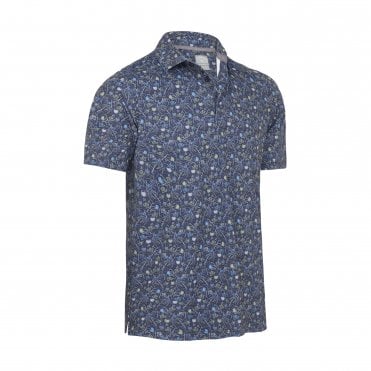 Callaway Golf Novelty Print Polo PEACOAT