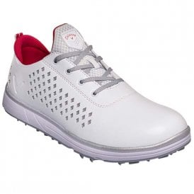 Callaway Lady HALO DIAMOND Golf Shoes - White/Pink