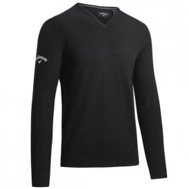 CALLAWAY LS V-NECK INSIDE SWEATER - BLACK ONYX