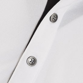 Calvin Klein AXLE TECH POLO - WHITE/BLACK