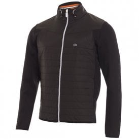Calvin Klein CYCLONE PADDED JACKET - BLACK/POWER ORANGE
