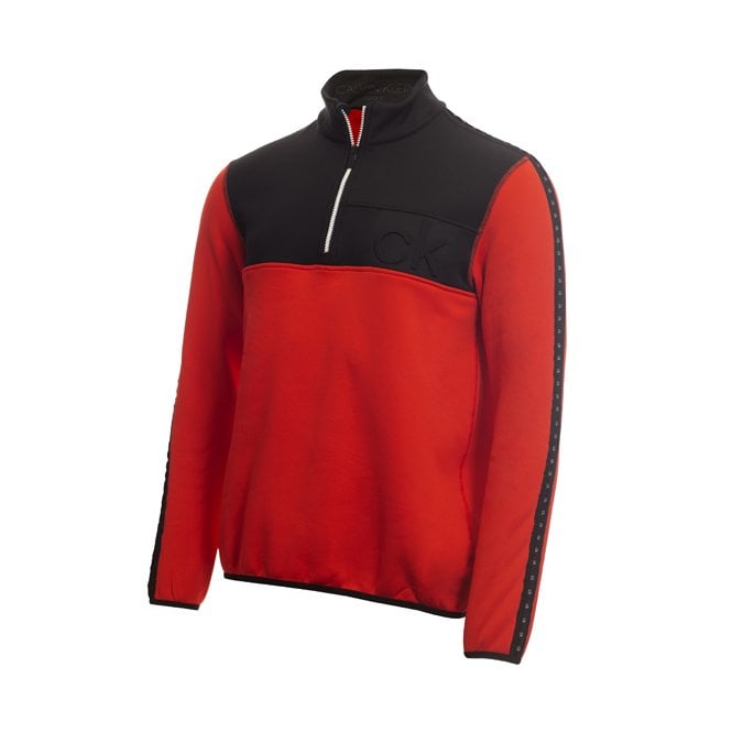 Calvin Klein  DENALI HALF ZIP - CAYENNE