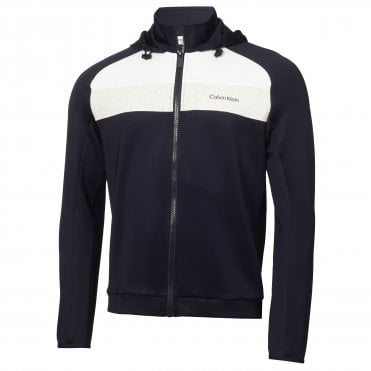 Calvin Klein Fracture Hooded Full Zip Navy
