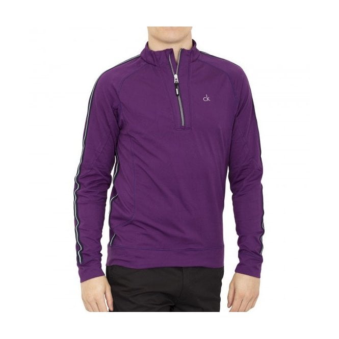 Calvin Klein  Half Zip Thermo Tech Pullover - Regal