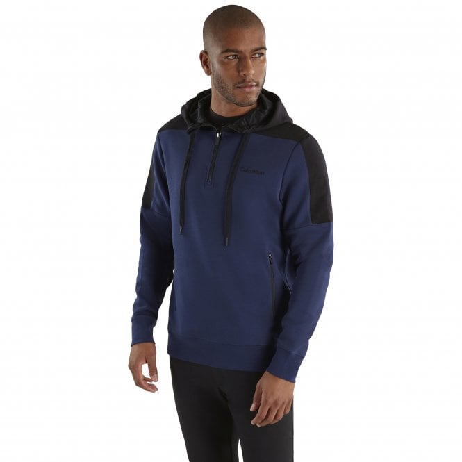 Calvin Klein  Kent Hooded Half Zip Peacoat