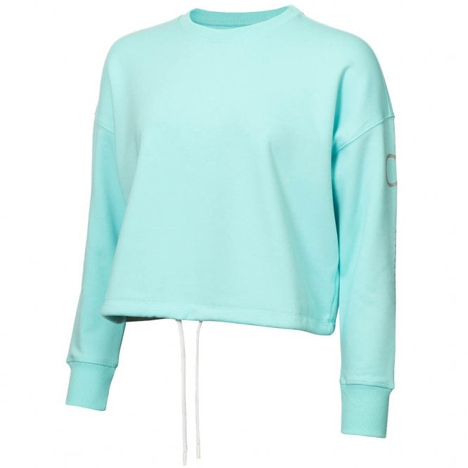 Calvin Klein  Ladies CHILL CROPPED CREW SWEATSHIRT OPAL
