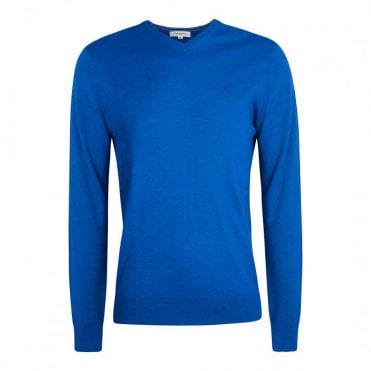 Calvin Klein MERINO SWEATER SAPPHIRE