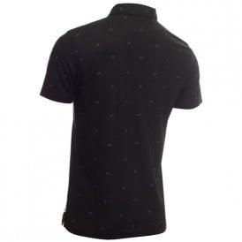 Calvin Klein MONOGRAM POLO - BLACK/CHARCOAL