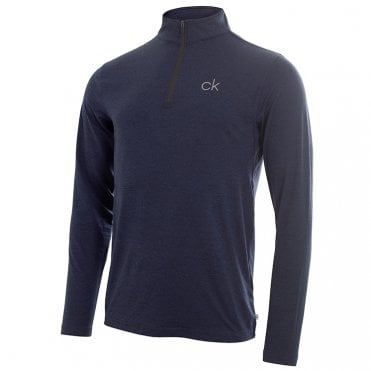 Calvin Klein NEWPORT HALF ZIP - NAVY