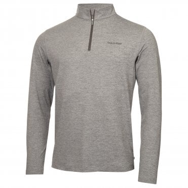 Calvin Klein NEWPORT HALF ZIP Silver Marl