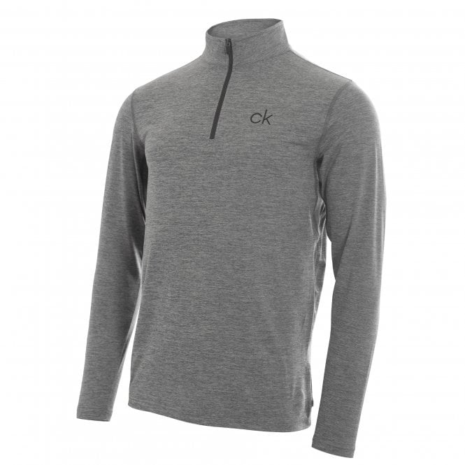 Calvin Klein  NEWPORT HALF ZIP - SILVER