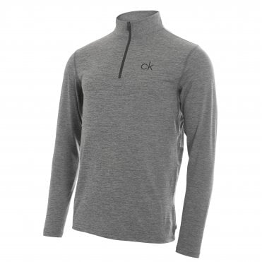 Calvin Klein NEWPORT HALF ZIP - SILVER