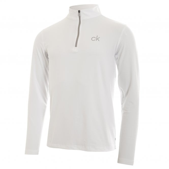 Calvin Klein  NEWPORT HALF ZIP - WHITE