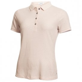 Calvin Klein PERFORMANCE COTTON PIQUE POLO - PINK