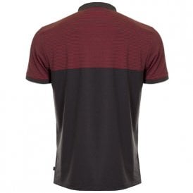 Calvin Klein RISE POLO - Red/Charcoal