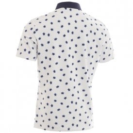 Calvin Klein SCARLAR POLO - WHITE/NAVY
