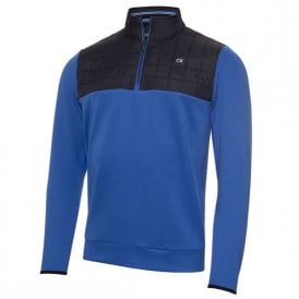 Calvin Klein VARDON HYBRID HALF ZIP - NAUTICAL
