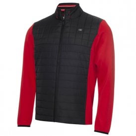 Calvin Klein VARDON HYBRID JACKET - Power Red/Black