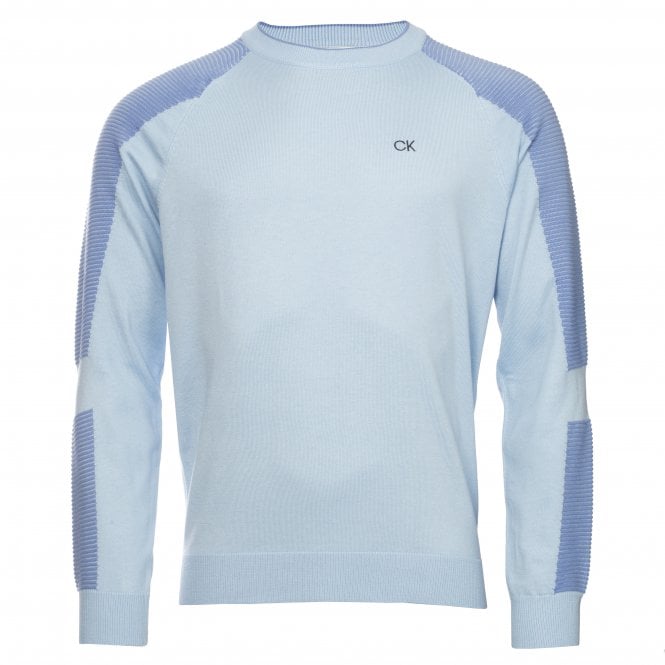 Calvin Klein  VELETO CREW SWEATER - AIRBLUE