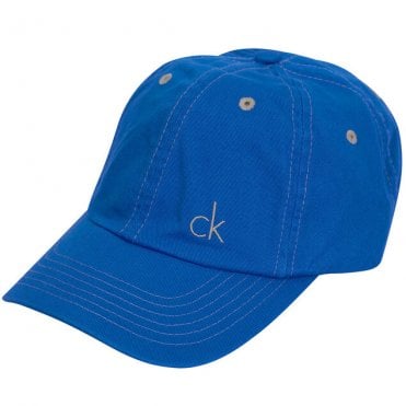Calvin Klein Vintage Twill Baseball Cap - Cobalt