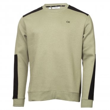 Calvin Klein Walker Crew Sweatshirt Cameo Green