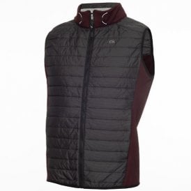 Calvin Klein WRANGELL HYBRID GILET - BLACKBERRY