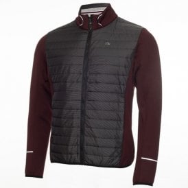 Calvin Klein WRANGELL HYBRID JACKET - BLACKBERRY