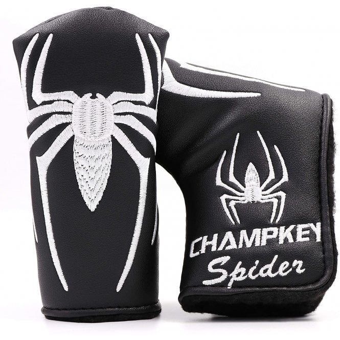 Champkey  Black Spider Blade Putter Headcover