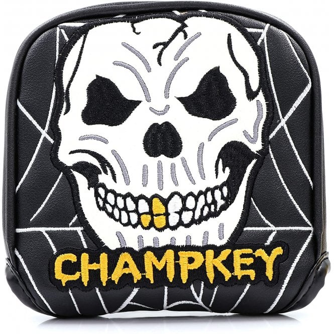 Champkey  Skull Black Mallet Putter Headcover