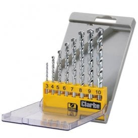 Clarke International 8PCE CARBIDE/MASONARY DRILL