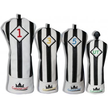 Craftsman 4pc Set Black & White Headcover (Driver/3w/5w/U)