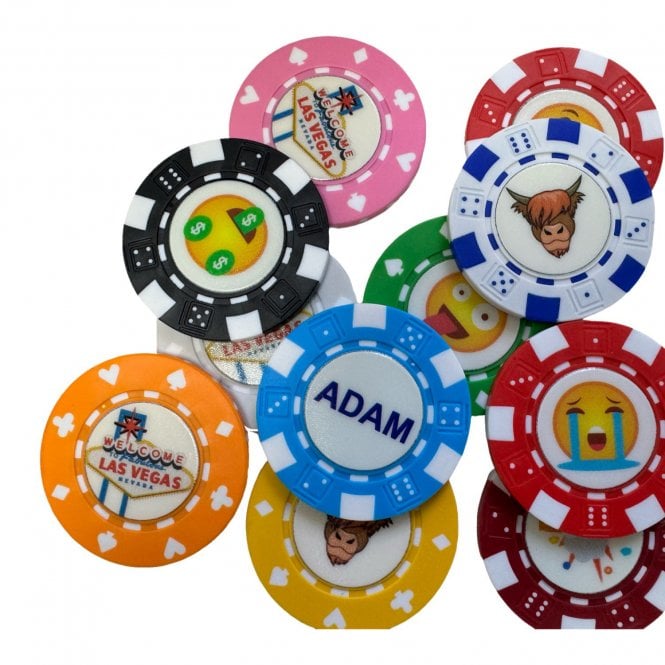 Custom Logo Personalised 40mm Prodessional Poker Chip Ball Marker