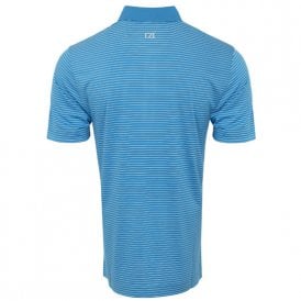 Cutter & Buck COMPOUND MIXED STRIPE POLO - CRISP