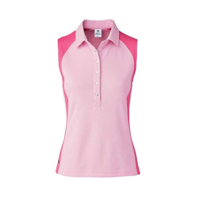 Daily Sports Daily Sport Zenia Sleeveless Polo Shirt - Lipstick