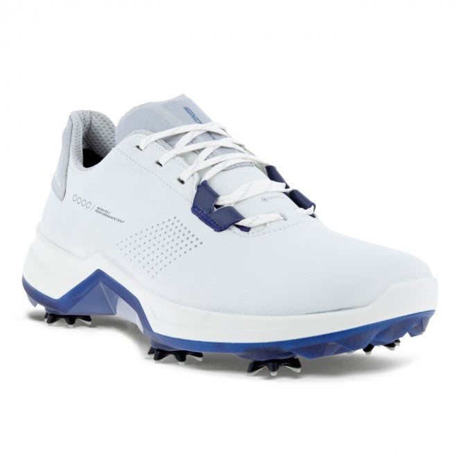 Ecco  M GOLF BIOM G5 Golf Shoe WHITE/BLUE DEPTHS
