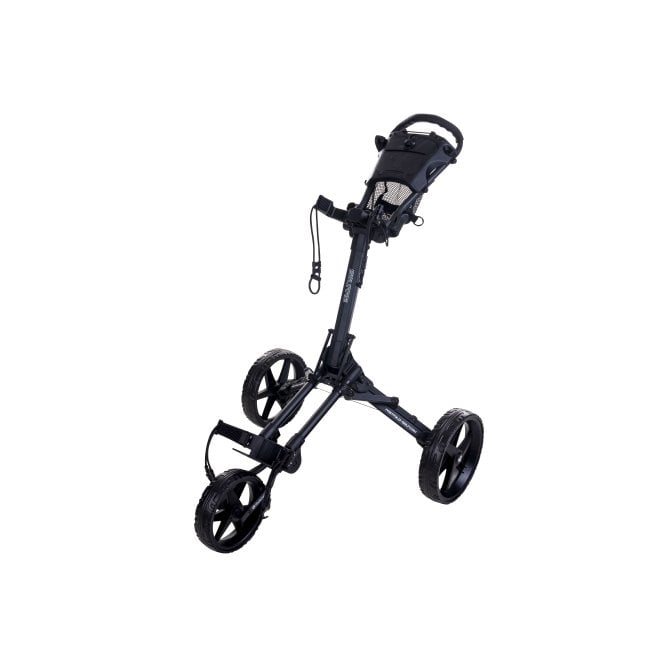 Fast Fold  Square Golf Trolley - Charcoal/Black