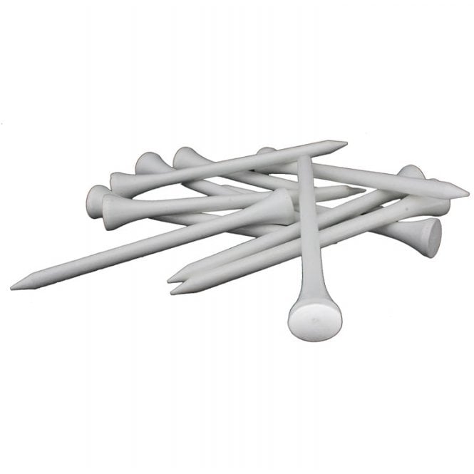 Gamola Golf 500 White Wooden 55mm 2 1/8 Golf Tees